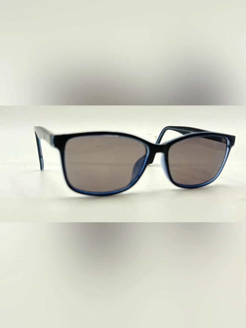 Santa Ana S825 Black Blue Oval Sunglasses Frames Only